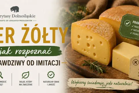 Prawdziwy ser żółty, z czego jest zrobiony? Sprawdź, jak odróżnić go od imitacji. Prosty skład, naturalne składniki, pełnia smaku.